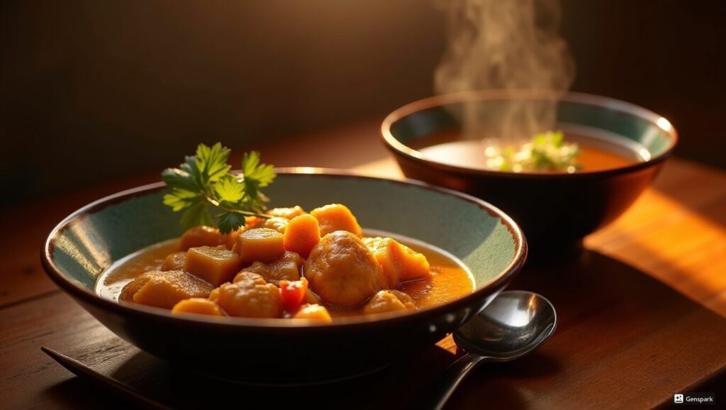 カレーと味噌汁